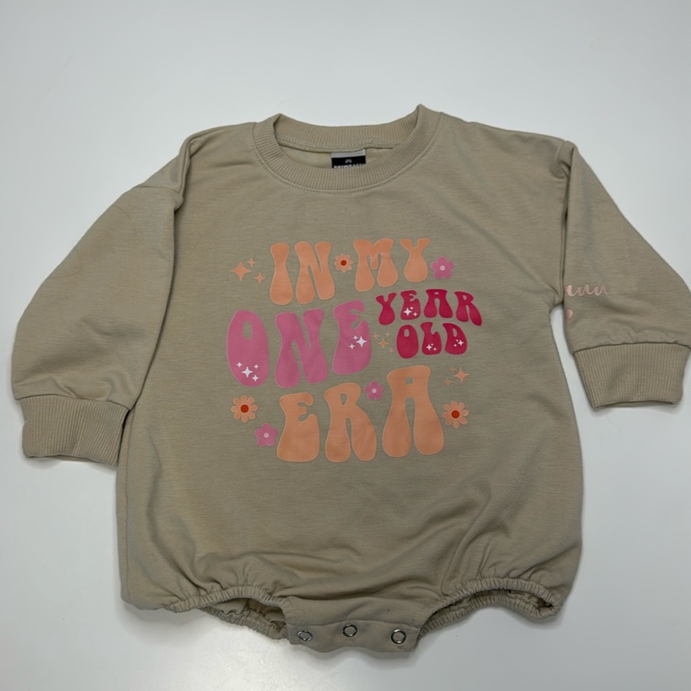 “In My One Year Old Era” Romper